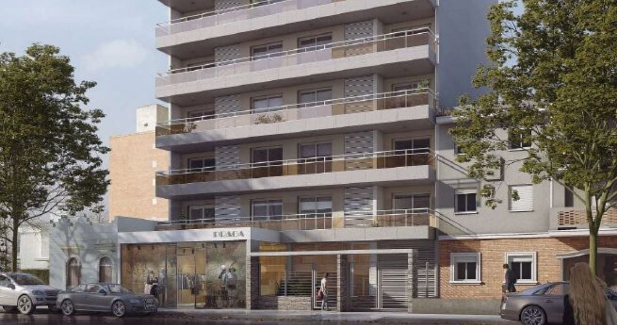 Frente del edificio Arenas 26, un proyecto de arquitectos Pablo Gejer